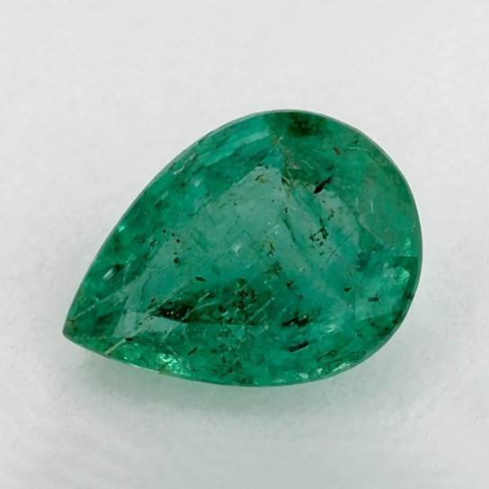 Zambian Emerald 8.15x5.98mm Pear Shape 1.12ct