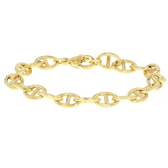 Mariner Link Bracelet In 18K Gold Over Bronze
