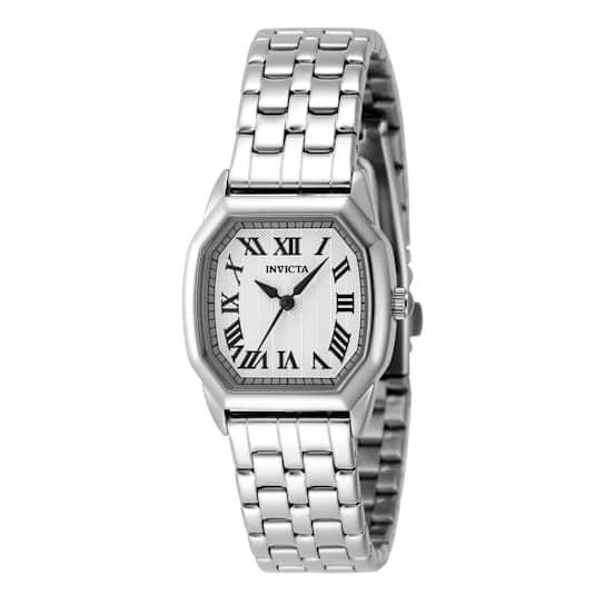 Invicta Wildflower 27mm White Dial White Stainless Steel Watch