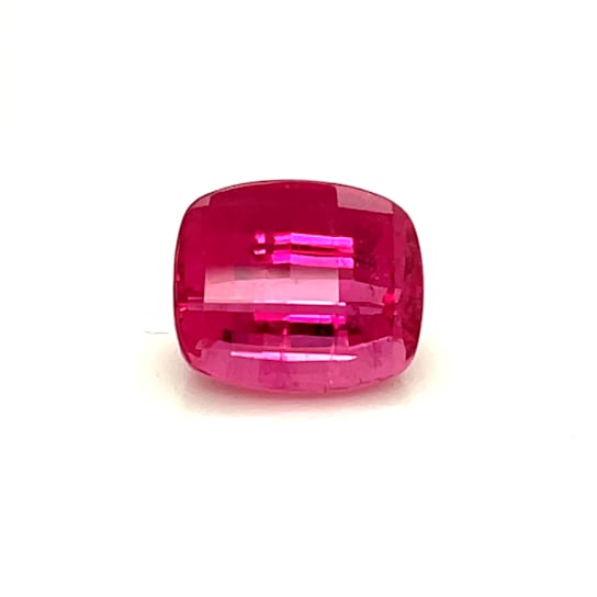 Rubellite Tourmaline 14.2x12.3mm Rectangular Cushion 12.00ct