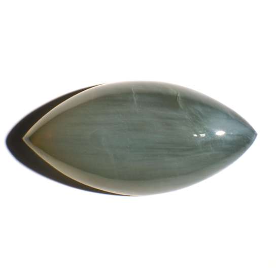 Nephrite Jade Cat's Eye 14.05x7.02mm Marquise Cabochon 2.25ct