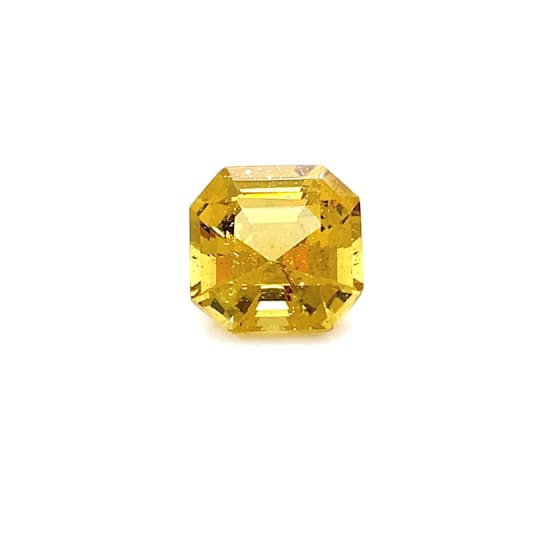 Canary Apatite 15mm Asscher Cut 14.03ct