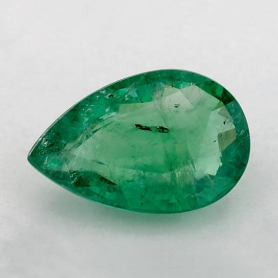 Zambian Emerald 9.98x6.52mm Pear Shape 1.73ct