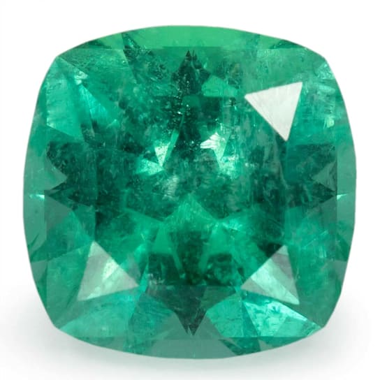 Panjshir Valley Emerald 9.6mm Square Cushion 3.37ct