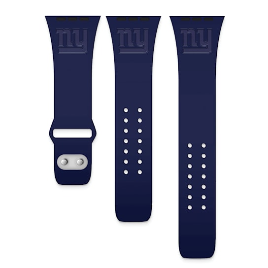 Gametime New York Giants Navy Debossed Silicone Apple Watch Band
(42/44mm M/L). Watch not included.