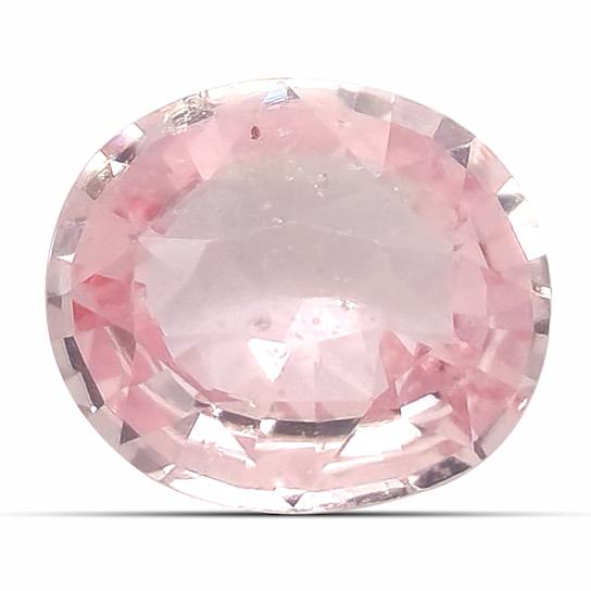 Orange Sapphire Unheated 6.7x5.8mm Oval  0.91ct