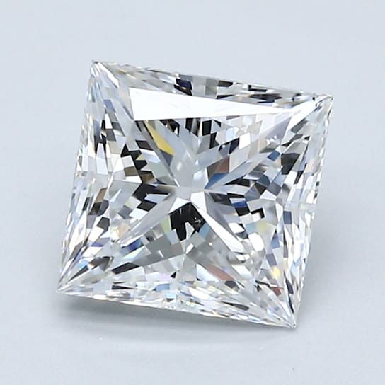 1.91ct White Square Mined Diamond E Color, SI1, GIA Certified