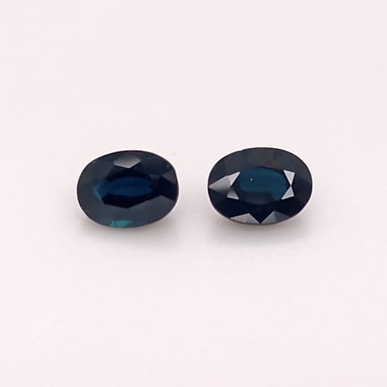 Sapphire 8x6mm Oval Matched Pair 3.68ctw