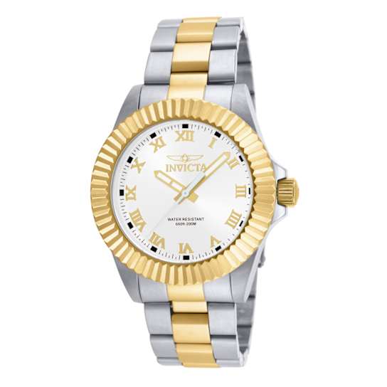 Invicta Pro Diver Men's 44mm White Dial Two-Tone Stainless Steel Band
Quartz Watch