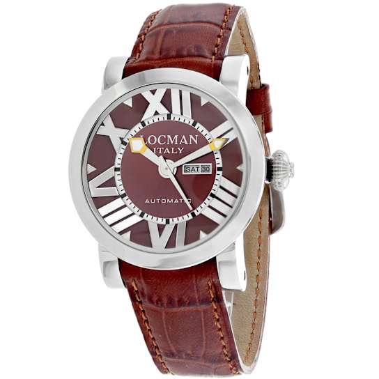 Locman Women's Classic Brown Leather Strap Watch