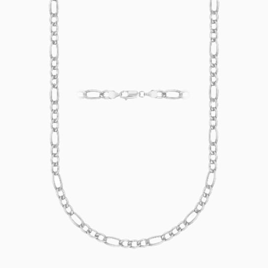 Figaro Chain Necklace In Sterling Silver