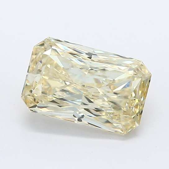 1.14ct Light Yellow Radiant Cut Lab-Grown Diamond VS1 Clarity IGI Certified