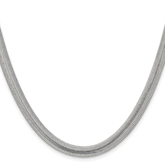 Stainless Steel 5mm Snake Link 20 inch Chain Necklace