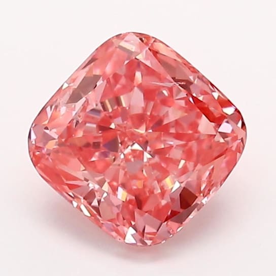 1.16ct Vivid Pink Cushion Lab-Grown Diamond SI1 Clarity IGI Certified