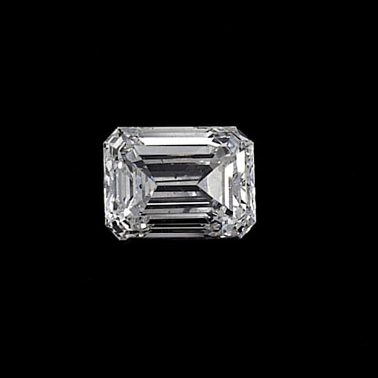 2ct Natural White Diamond Emerald Cut, D Color, SI1 Clarity, GIA Certified