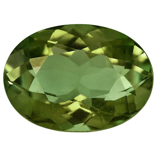 Green Tourmaline Genuine Gemstone .75ctw 7x5mm Oval