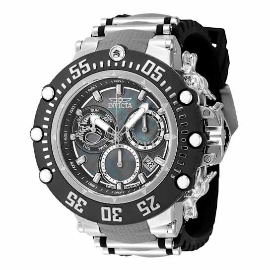 Invicta Subaqua Noma VII 52mm Quartz Silicone and Stainless Steel Strap
Watch, Gunmetal Dial