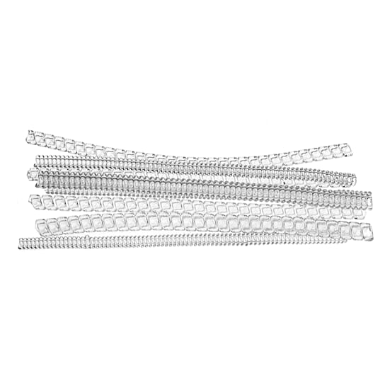 Silicone Coil Ring Adjusters Set of 8 in Assorted Sizes