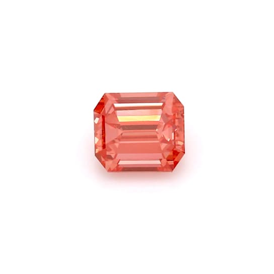 0.67ct Vivid Pink Emerald Cut Lab-Grown Diamond SI1 Clarity IGI Certified