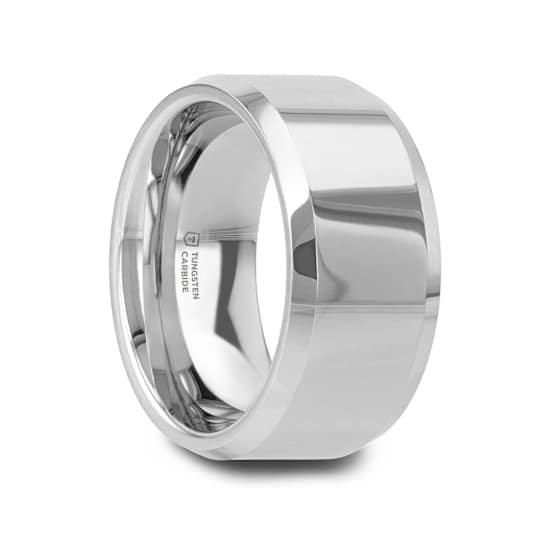 CORINTHIAN Beveled Tungsten Carbide Ring 10mm