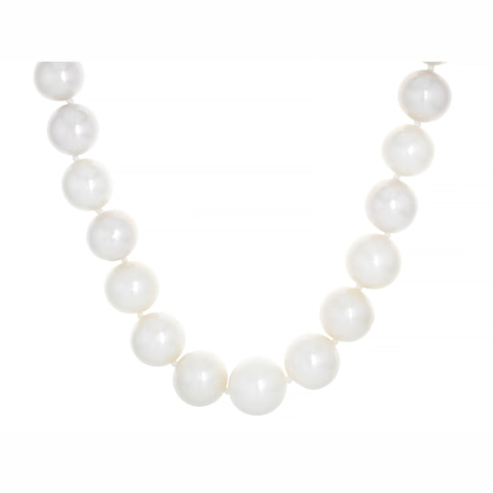 Graduated Freshwater Pearl Strand Necklace With Sterling Silver Clasp In
Sterling Silver
