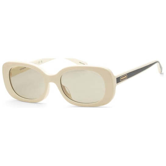 Coach Women's Fashion 54mm Off White Sunglasses | HC8358U-56863