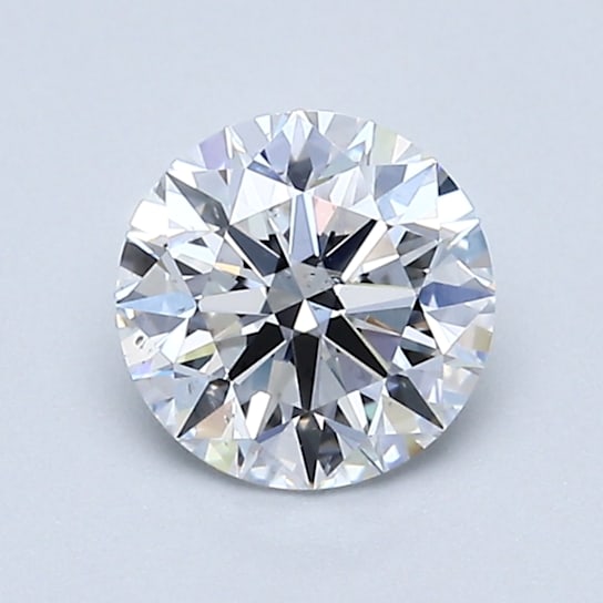 1ct White Round Mined Diamond D Color, SI1, GIA Certified