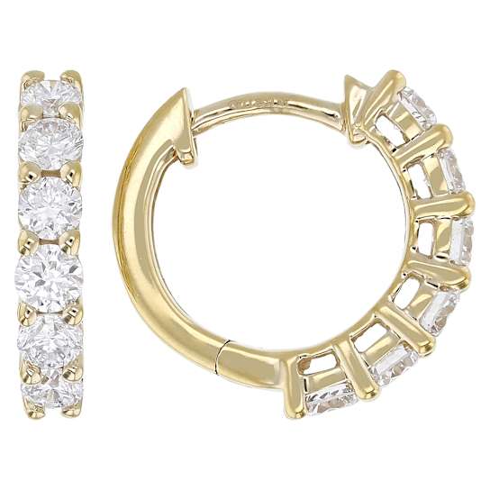 Everyday Lab-Grown Diamond Huggie Earrings 1ctw In 14K Gold Over
Sterling Silver