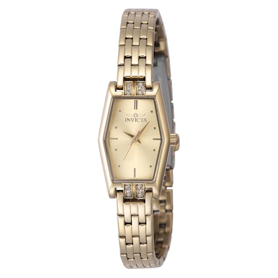 Invicta Angel 20mm Yellow Dial Yellow Stainless Steel Bracelet Watch