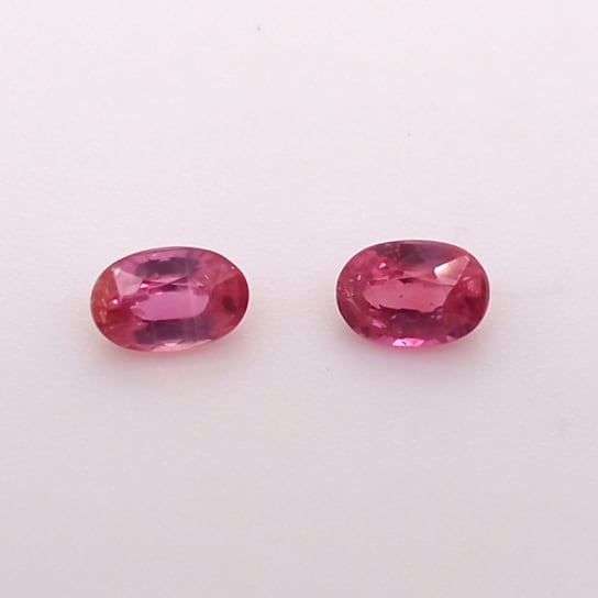 Ruby Unheated 6x4mm Oval Matched Pair 1.20ctw