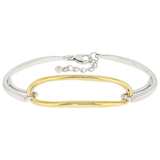 Two-Tone Metal Bracelet