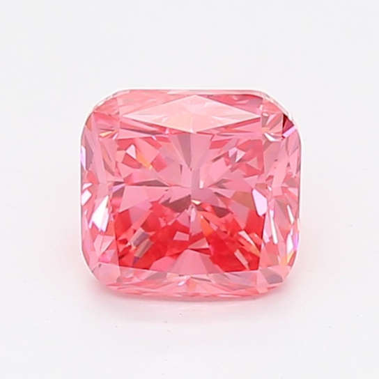 1.03ct Vivid Pink Cushion Lab-Grown Diamond VS2 Clarity IGI Certified