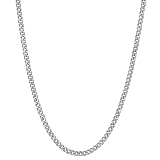 Sterling Silver 1.7mm Curb Chain Necklace