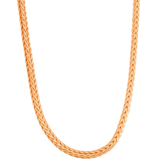 Sterling Silver 3.3mm Foxtail Chain Necklace
