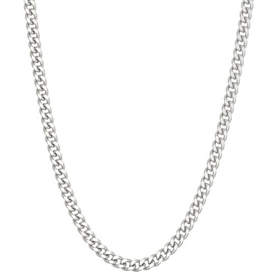 Sterling Silver 2.8mm Curb Chain Necklace