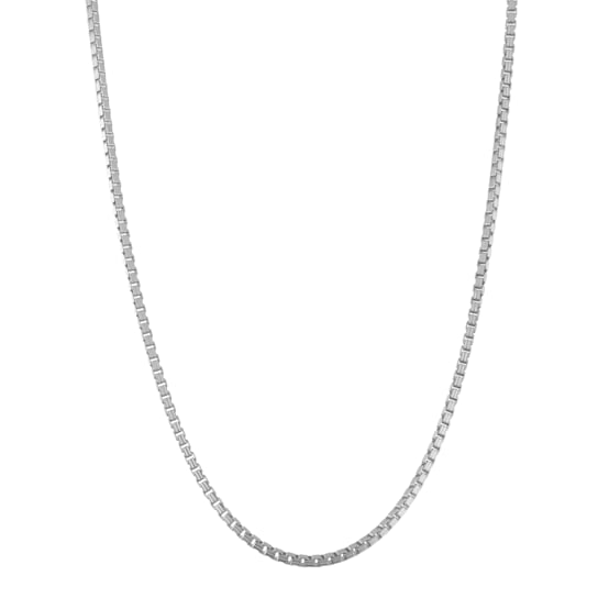 Sterling Silver 1.85mm Box Chain Necklace