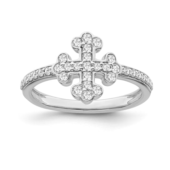 Sterling Silver Diamond 0.33Ctw Ring