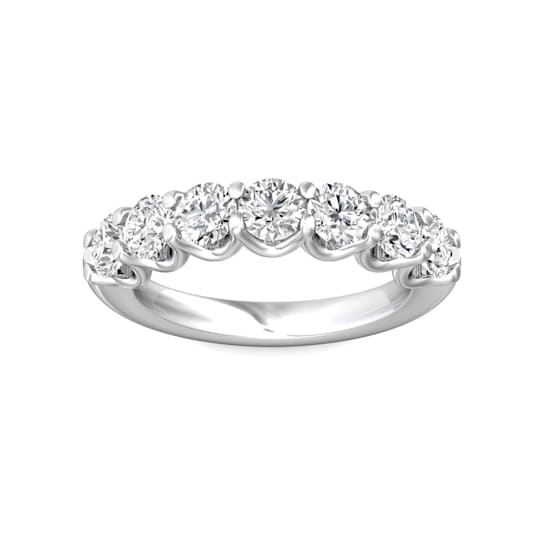 Lab Grown Diamond 7 Stone Shared Prong Band