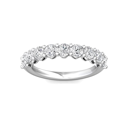 Lab Grown Diamond 9 Stone Shared Prong Band