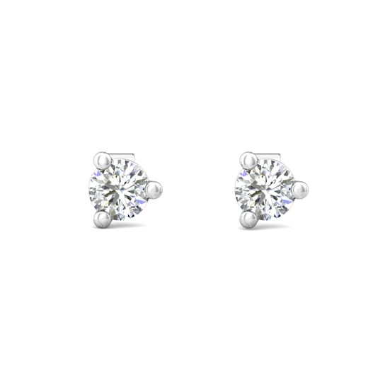 14K Gold Lab Grown Diamond Stud Earrings