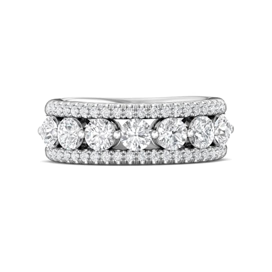7 Stone Lab Grown Diamond Micropavé Band