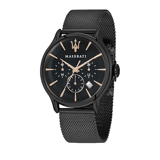 Maserati Dress style watch with stainless steel mesh band