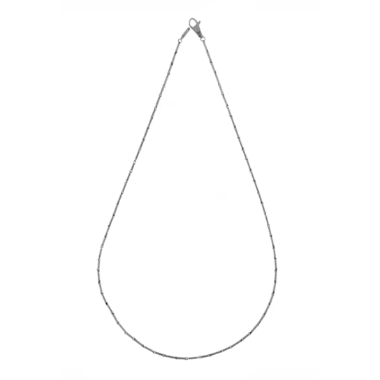 Chimento 18K Bamboo Classic Necklace in white gold