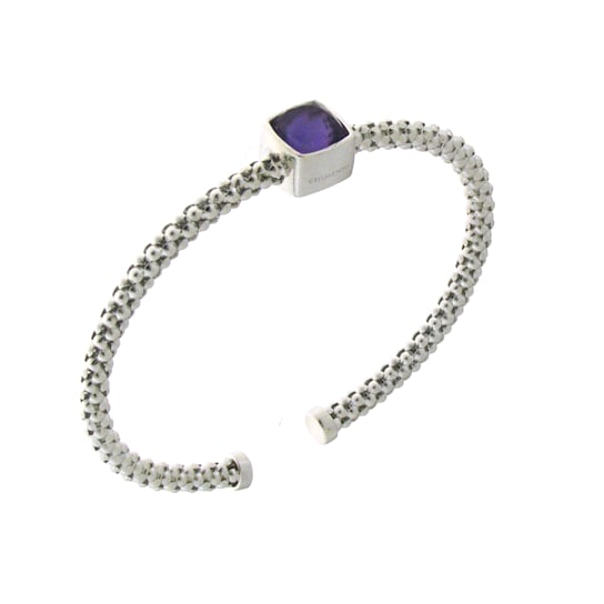 Chimento 18k Bracelet Stretch Gems in white gold with amethyst