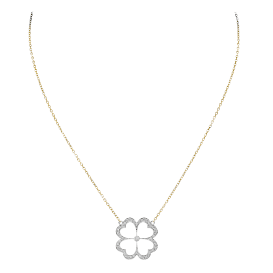 Gumuchian 18kt Yellow Gold and Diamond G Boutique Kelly Pendant