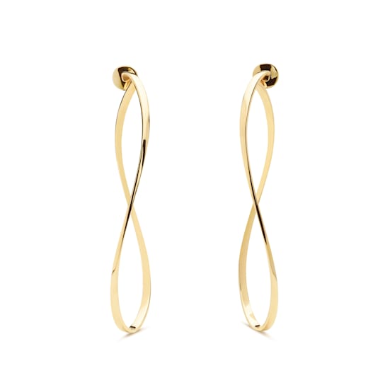 Siracusa earrings XXL in yellow solid gold, 18kt
