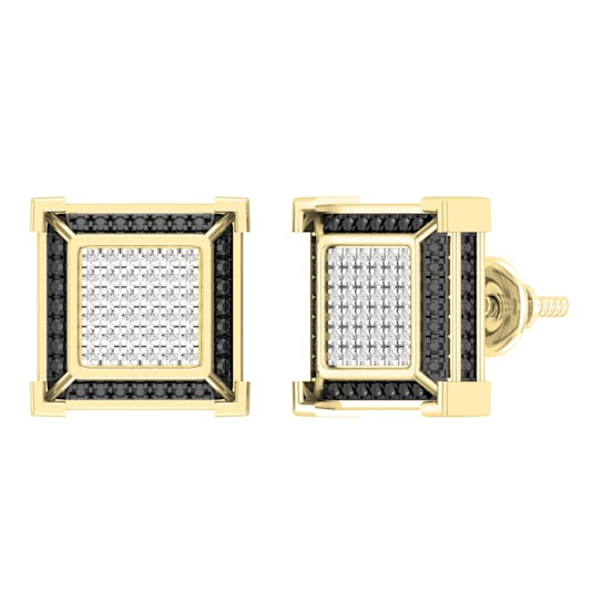 Dazzlingrock Collection 0.12ctw White Diamond Stud Earrings in 18K
Yellow Gold in Screw Back