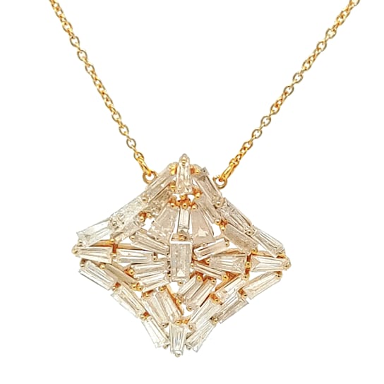 1.49 Ctw Diamond Necklace in 14K YG