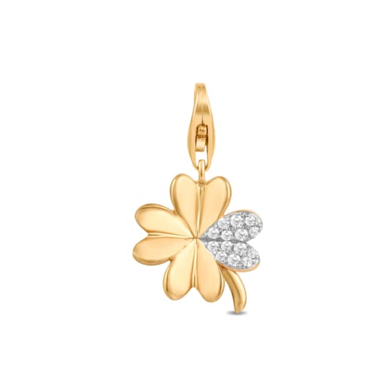 MFY x Anika 18K Yellow Gold Over Sterling Silver with 1/6 Cttw Lab-Grown
Diamond Charms