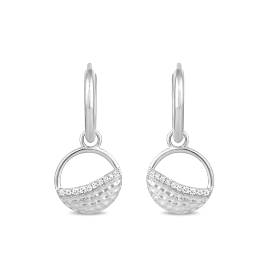 MFY x Anika Sterling Silver with 1/20 cttw Lab-Grown Diamond Earrings